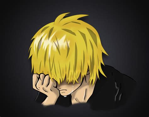 Sad Anime Boy Vector By Constantine3112 On Deviantart