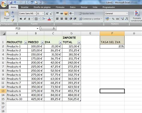 Aprende A Calcular El Iva En Excel Correctamente Images