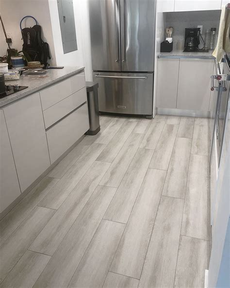 Porcelain Tile Wood Look Oakland Grey 8 X 48 Jc Floors Plus