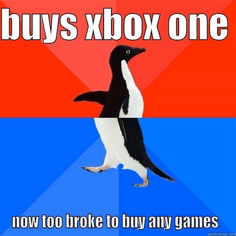Penguin Buys Xbox One Quickmeme