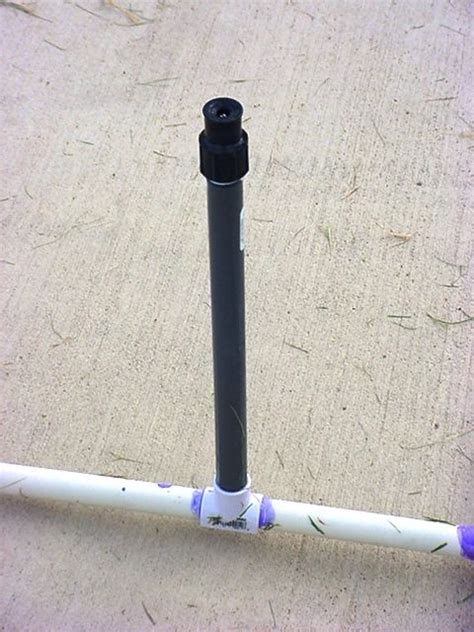 All the supplies you need are at your local hardware store can you tell we have been having a little fun this summer? Homemade PVC Water Sprinkler in 2020 | Sprinkler system ...