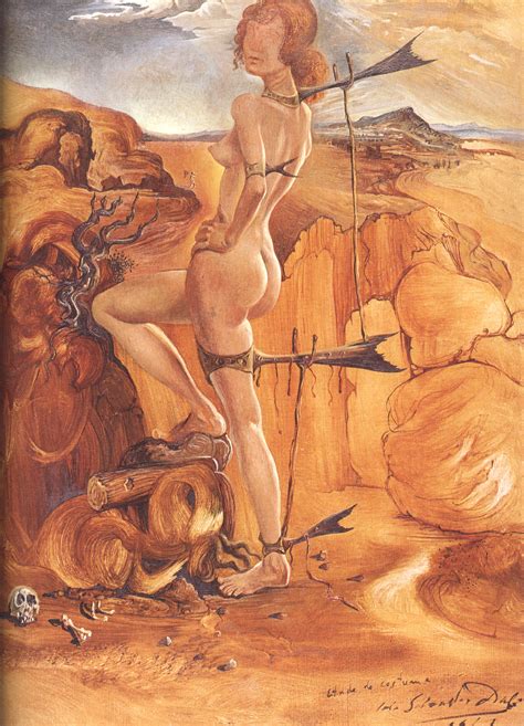 Costume For A Nude With A Codfish Tail Salvador Dali Wikiart Org