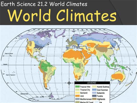 Earth Science 212 World Climates