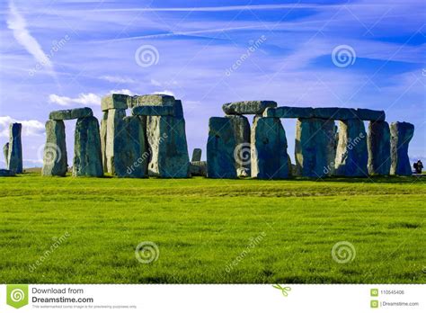 Stonehenge Salisbury Plain Wiltshire England Stock Photo