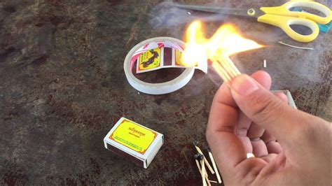 How To Light Matches With Finger Khtrick Life Hack Using Matches