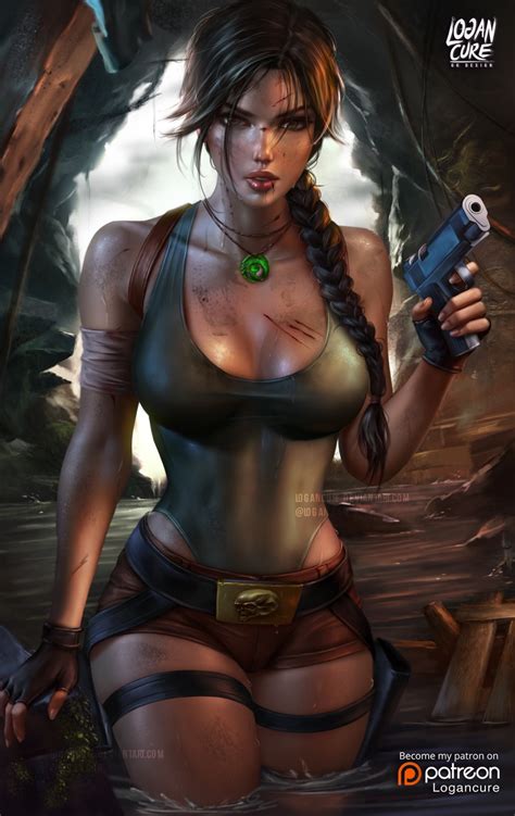 Lara Croft Tomb Raider Drawn By Logancure Danbooru