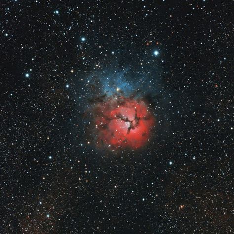 The Trifid Nebula M20 In Sagittarius Astronomy Magazine