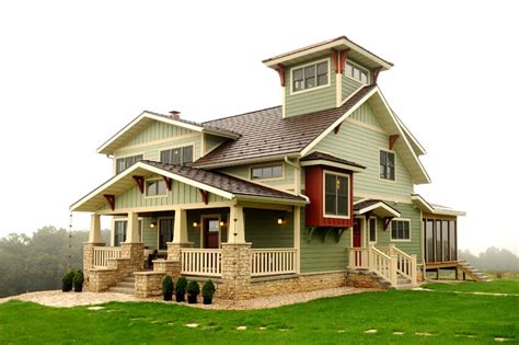 Arts and Crafts Style Homes near Madison, Wisconsin
