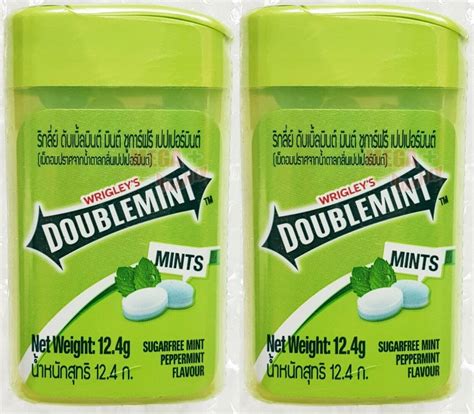 Buy Wrigley S Doublemint Candy Sugar Free Peppermint Flavored 124g 20