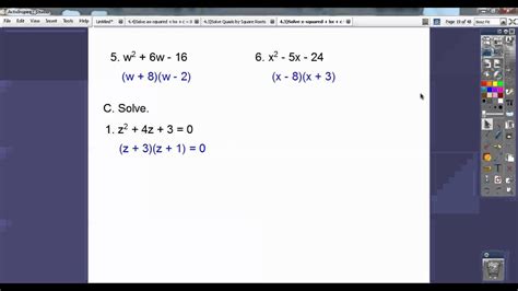 Percent of variance explained vs. Solve x-squared + bx + c = 0 by Factoring - Section 4.3 ...