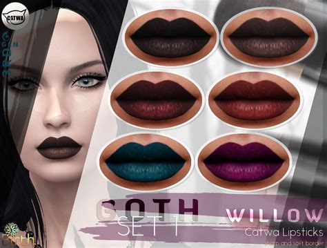 Birth Catwa Lipsticks Willow Goth Set 1 We Have A New Flickr