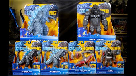 All Godzilla Vs Kong Toys Review Luminous