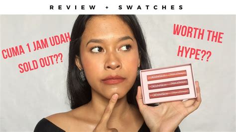Review Swatches Elshe Skin X Tasya Farasya Nude Collection Lipstick