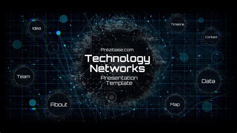 Technology Network Presentation Template Prezibase