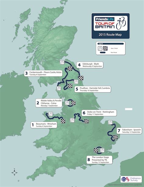 Tour Of Britain 2017 Route Stage By Stage Details And Where To Watch