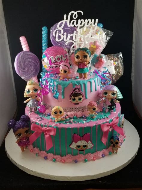 LOL Doll Birthday Cake | Doll birthday cake, Funny birthday cakes