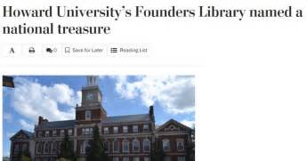 College History Garden Founders Library At Howard University Receives