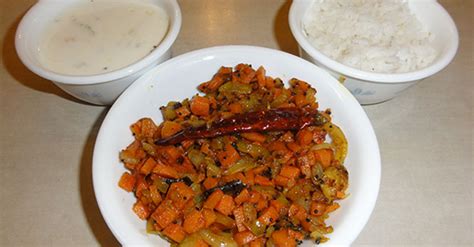 If you don't want to serve it with the curry sauce, you can have it plain. Carrot Curry