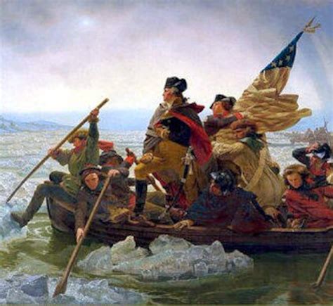Washington Crossing The Delaware By Emanuel Leutze 1851 Etsy