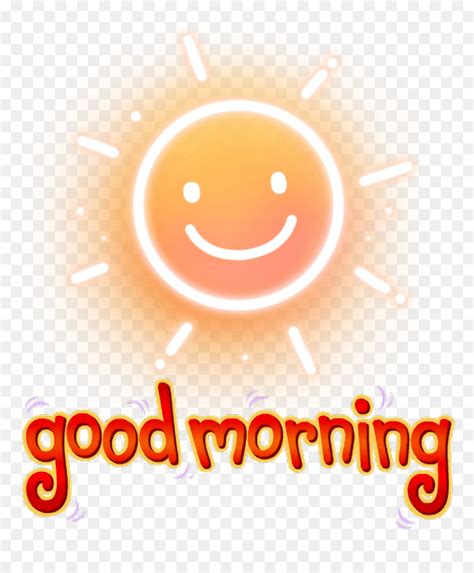 Good Morning Image Sticker Hd Png Download Vhv