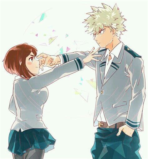 Images Kacchaco Bakugou And Uraraka Anime Anime De Romance
