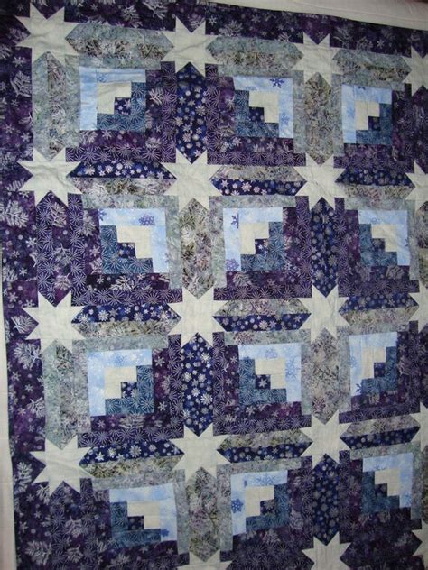 Check spelling or type a new query. Star Log Cabin quilt reduced
