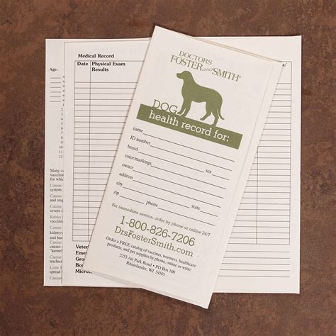 The dosage is 1 ml injected intramuscularly or subcutaneously. Drs. Foster and Smith Canine Health Record | eBay