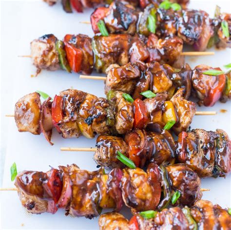 These Amazing Grilled Teriyaki Chicken Skewers With Sweet And Savoury