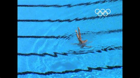 Synchronised Swimmings Olympic Debut Los Angeles 1984 Olympics Youtube