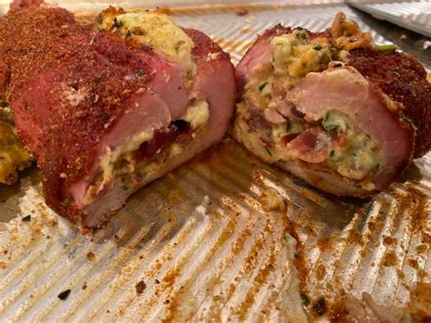 Jump to the easy roasted pork tenderloin recipe or watch our quick recipe video showing you how we make it. Traeger Smoked Stuffed Pork Tenderloin