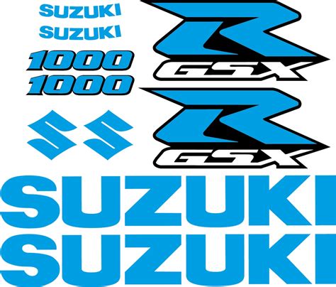 Suzuki Gsx R 1000 Stickers Gsx 600 700 1000 Decals Motorcycle Etsy