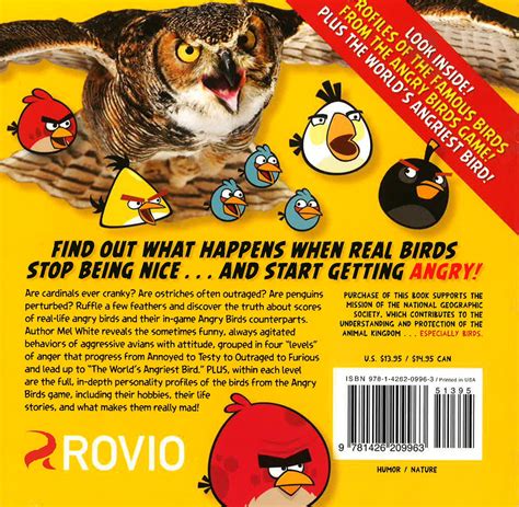 National Geographic Angry Birds 50 True Stories Of The Fed Up Feathe