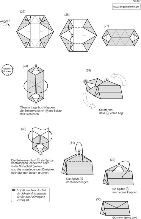 Origami Anleitung Schachtel Pdf Origami Schachtel Falten