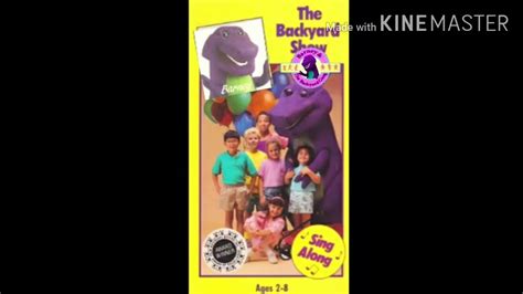 Barney And The Backyard Gang The Backyard Show Vhs Barney Barney