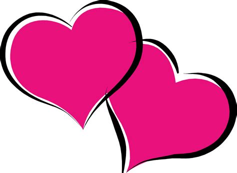 Pink Hearts Png Love Heart Clipart Transparent Png Full Size Images