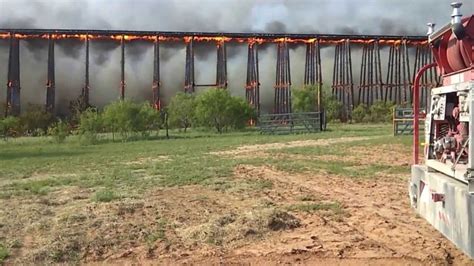 Burning 900 Foot Train Trestle Collapses Train Fanatics