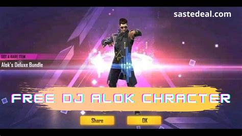 Alok is a male character in free fire, alok ability restores health for teammates and provide increased mobility. How To Get DJ Alok Character In Free Fire For Free - Saste ...