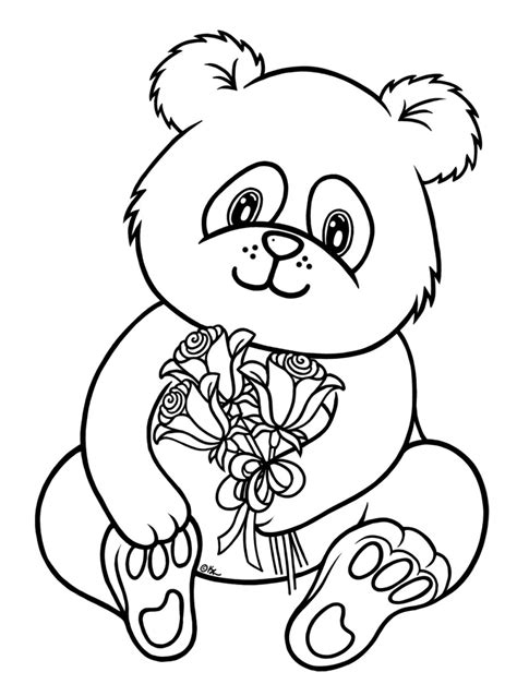 100 best coloring pages of the cutest black and white bear. Clipart Panda - Free Clipart Images