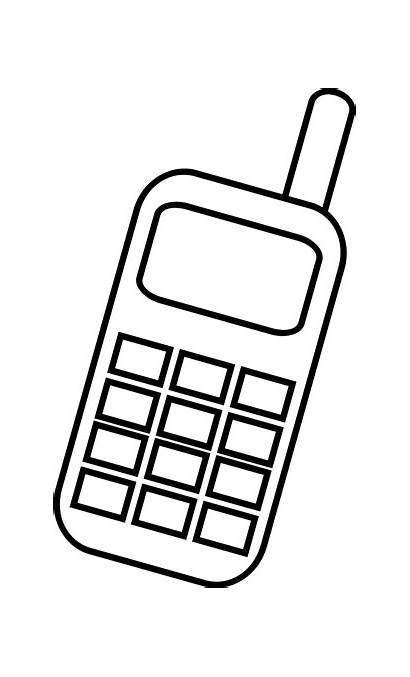 Phone Clip Cell Clipart Mobile Telephone Handy