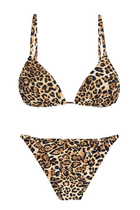 Bikinis Bikini Scrunch Ajustable Leopard Leopardo Inv Comfort