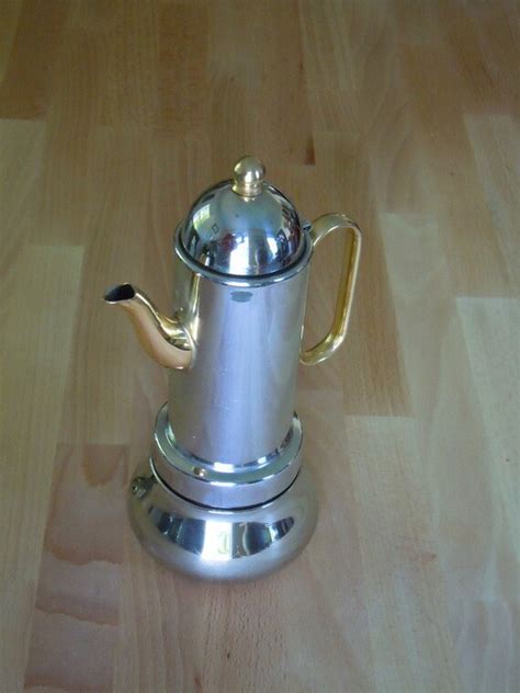 Vintage Italy Inox 1810 Steel 3 Cup Espresso Maker By Odcouplings