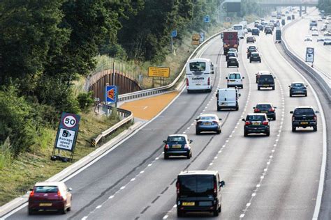 M3 Gets First ‘orange Smart Motorway Emergency Area Govuk