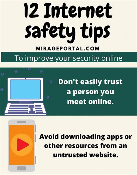 12 Internet Safety Tips To Improve Your Security Online Mirage Portal