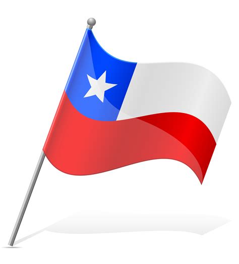 Flag Of Chile Vector Illustration 515458 Vector Art At Vecteezy