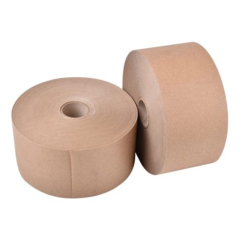 Water Activated Gummed Paper Tape 70mm X 200m X 60gsm Hub Packaging