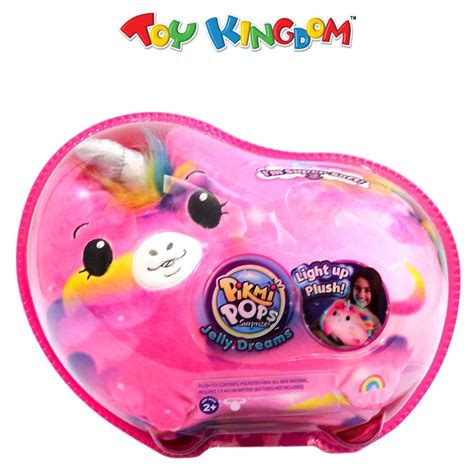 Pikmi Pops Surprise Jelly Dreams Wishes The Unicorn Light Up Plush Toy