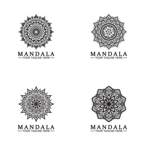 Mandala Logo Design Vector Template 4993055 Vector Art At Vecteezy