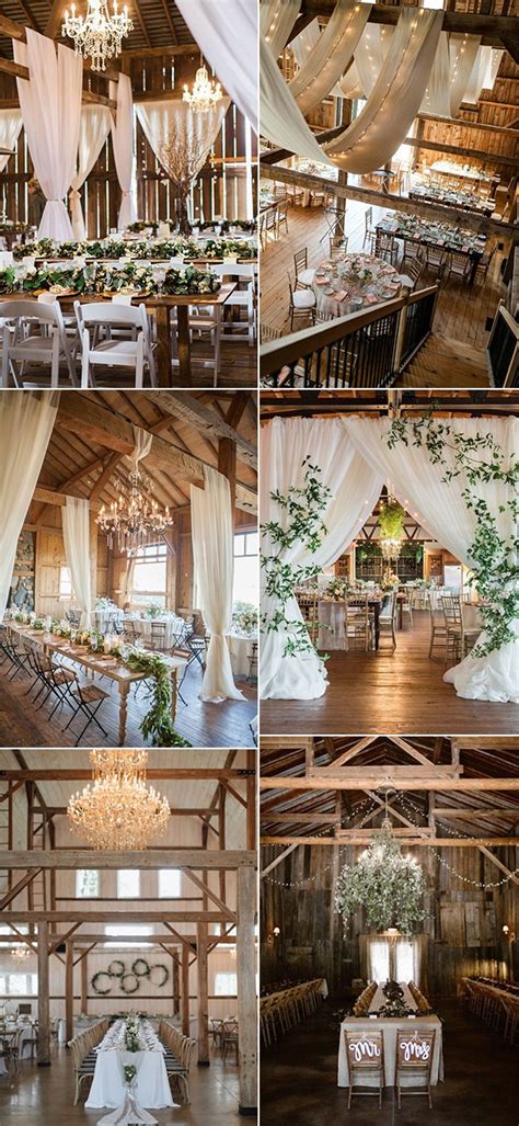 Trending Elegant Barn Wedding Reception Ideas 600×1300 Pixels