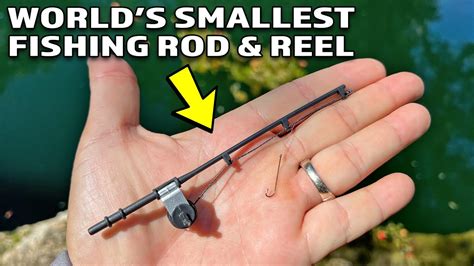 Worlds Smallest Fishing Rod Monster Mike Youtube
