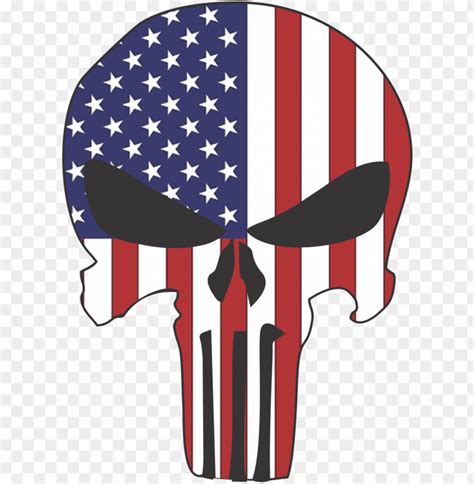 Punisher Skull Flag Vector At Collection Of Punisher